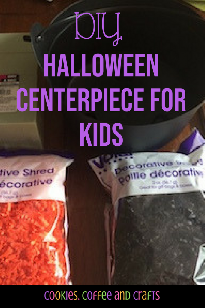 My kids love Halloween and every year we have a Kids Halloween Party. Make this cute & fun centerpiece for the party. #Halloween #HalloweenParty #HalloweenCenterpiece #HalloweenCrafts #Halloweendecorations #Cricut #Kids #DIY #DollarStore