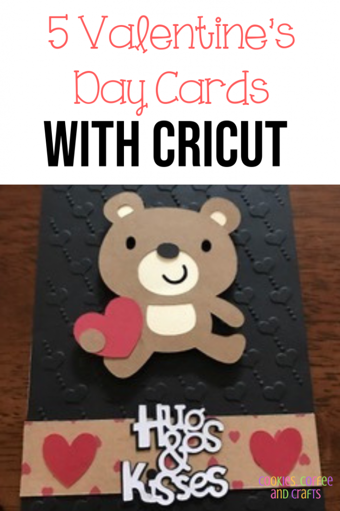 5 Cute ideas for Valentine's Day cards that are simple and sweet. Use your Cricut machines to create these projects that will make someone smile. Handmade cards are the best! #Handmade #ValentinesCards #ValentinesDay #Cricut #CricutMade #embossingfolder