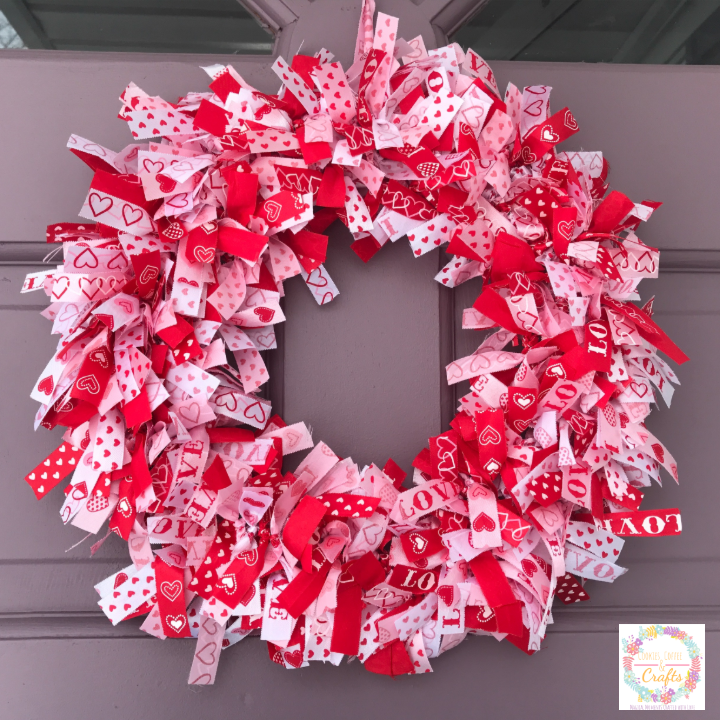 RIbbon Wreath for Valentine's Day