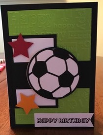 Soccer Star Birthday Card