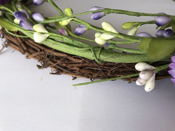 Berry Garland for Easter Bunny Wreath