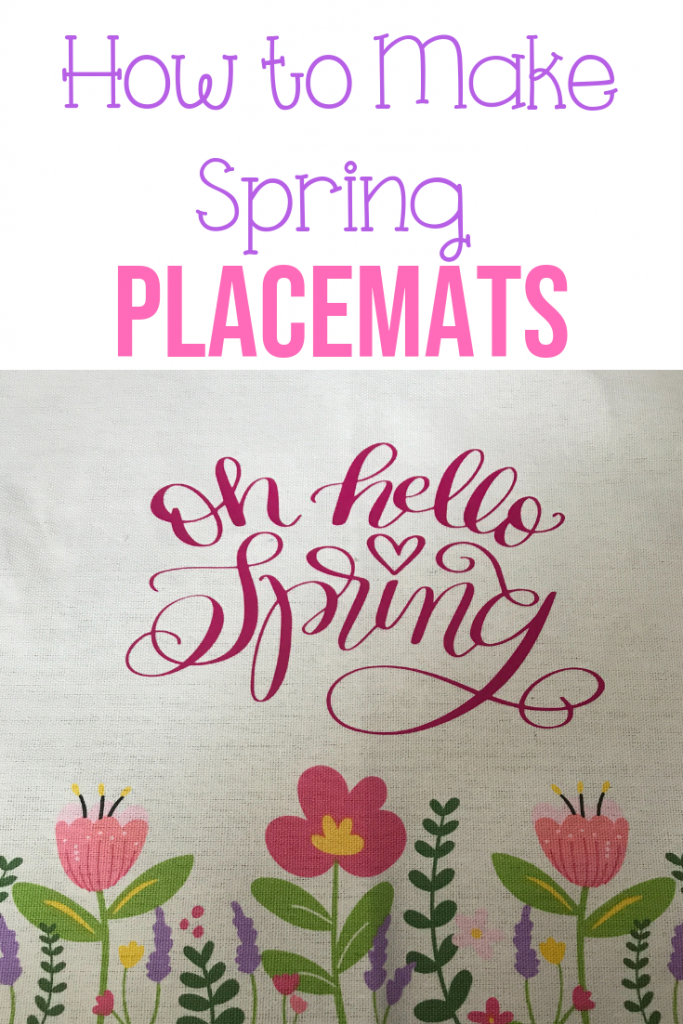 How to Make Spring Placemats