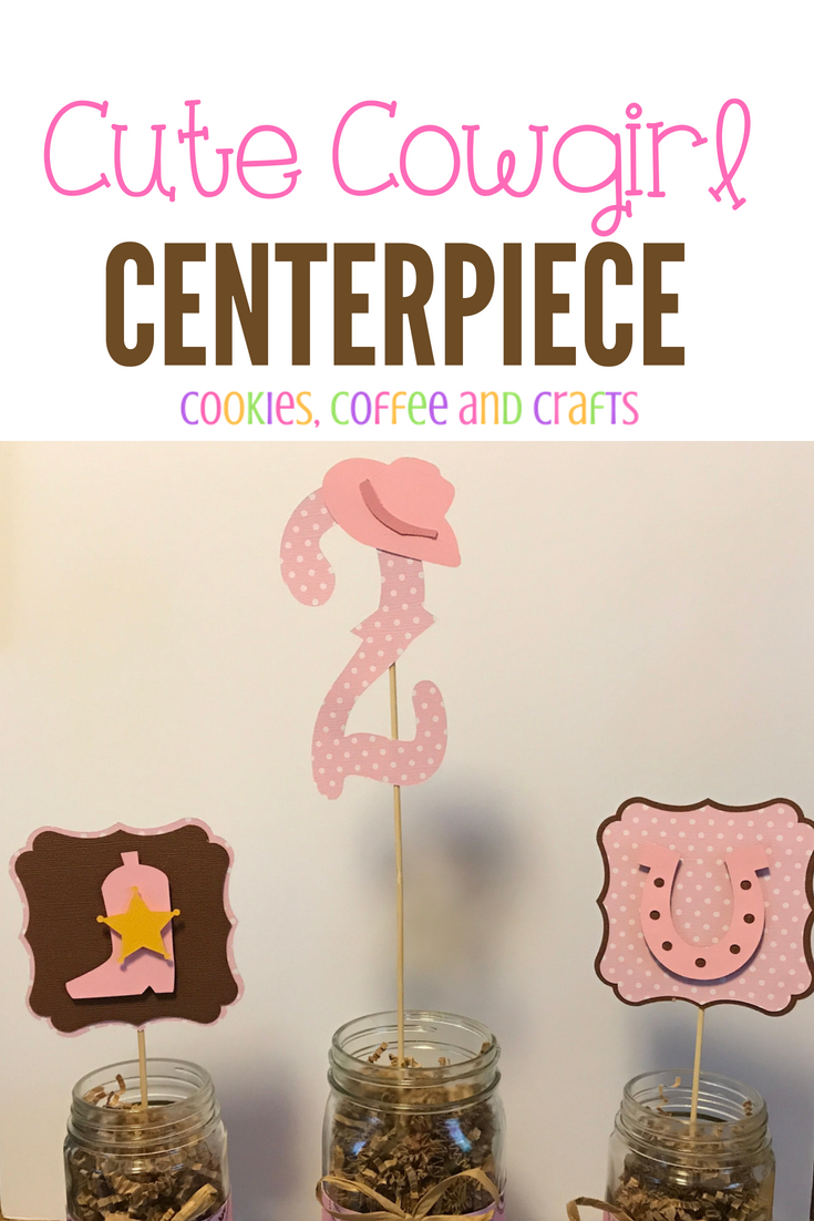 Cowgirl Birthday Centerpiece
