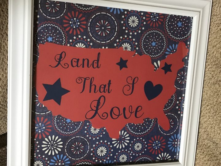 Cricut 4th of July Paper craft