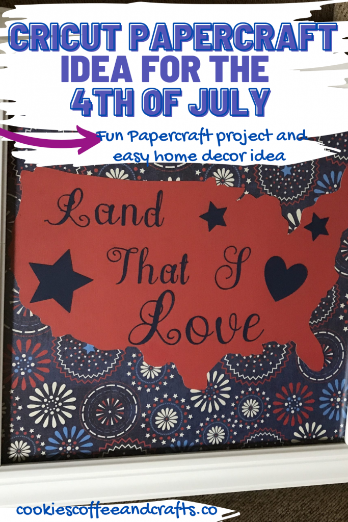 Cricut Papercraft idea for the 4th of July