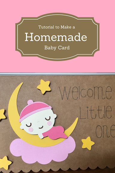 Homemade Welcome Little One Baby Card