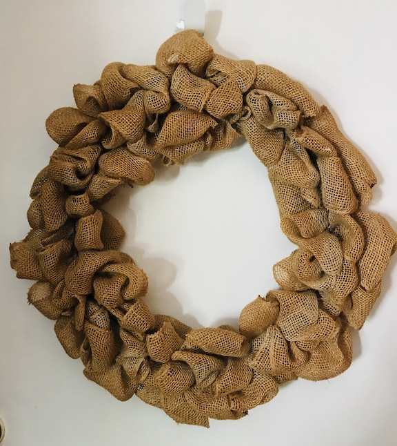 Fall Burlap Wreath