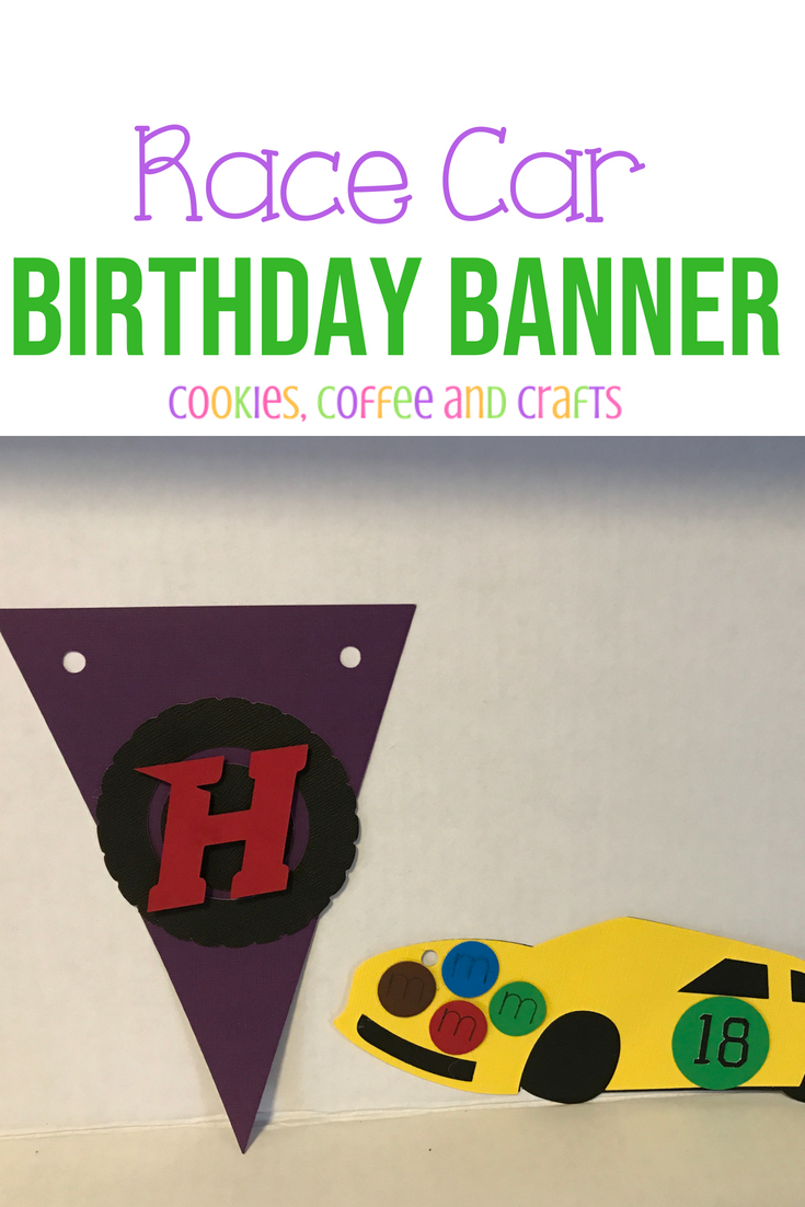 Race Car Birthday Banner