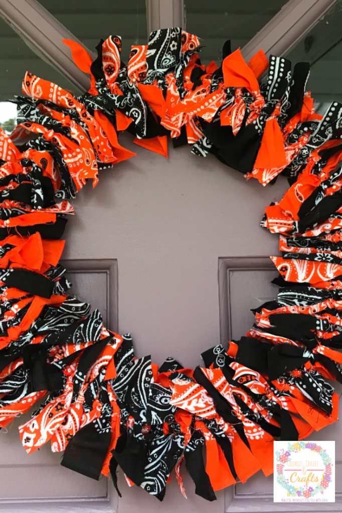 Halloween Bandana Wreath