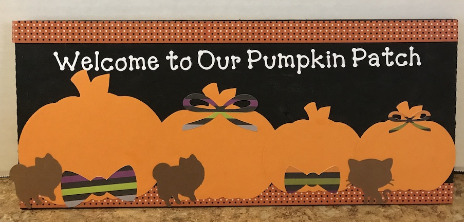 Welcome to our Pumpkin Patch Sign