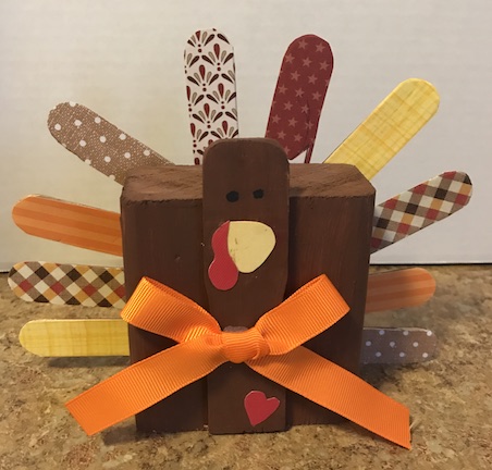 2x4 Wooden Turkey Craft