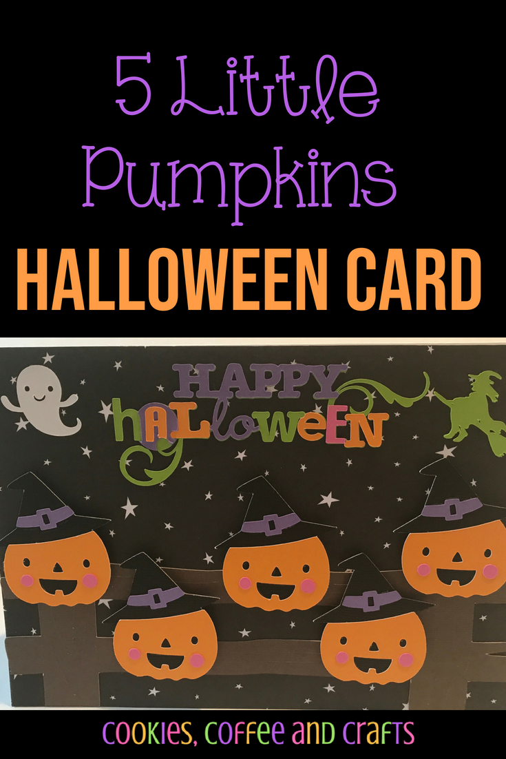 5 Little Pumpkins Halloween Card