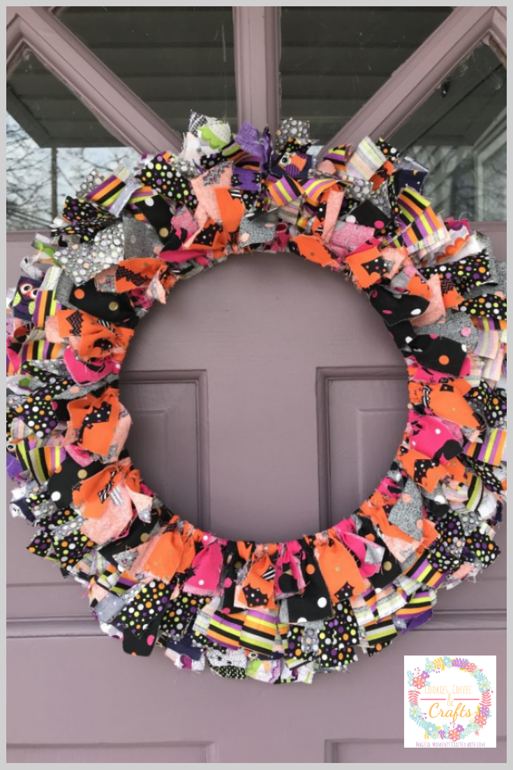 Halloween Fabric Wreath