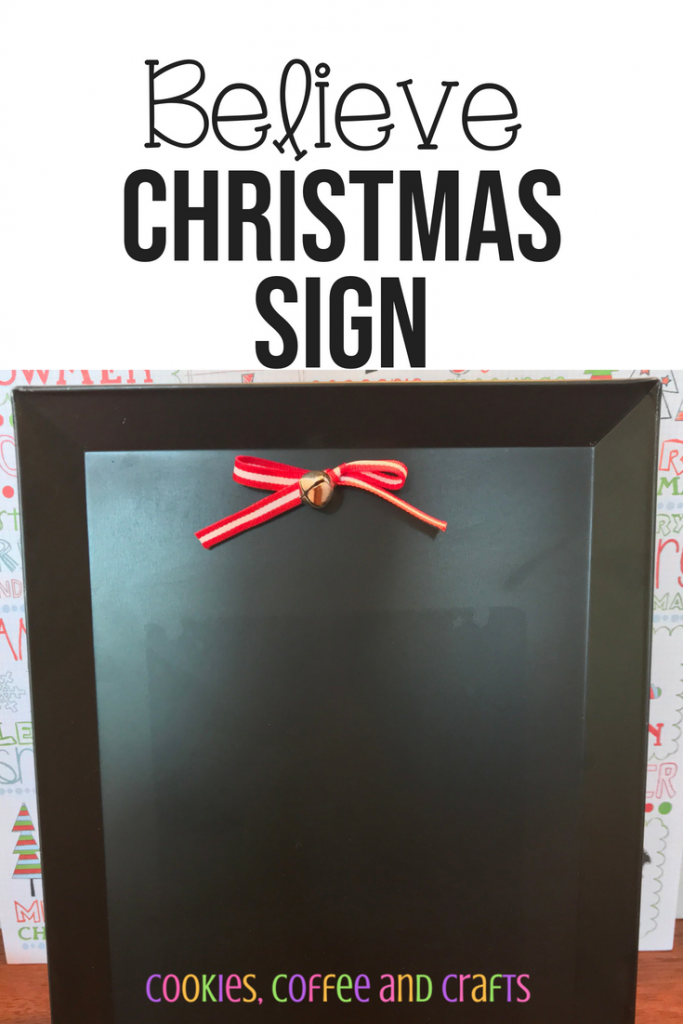 Believe is my favorite Christmas saying for so many reasons. Make this simple and easy sign for your Christmas Decor or as a gfit. #Christmas #ChristmasGift #DollarStore #ChrismasPresent #ChristmasDecor #ChristmasCraft #Cricut #CricutMade #ChristmasSign #Target #Sign