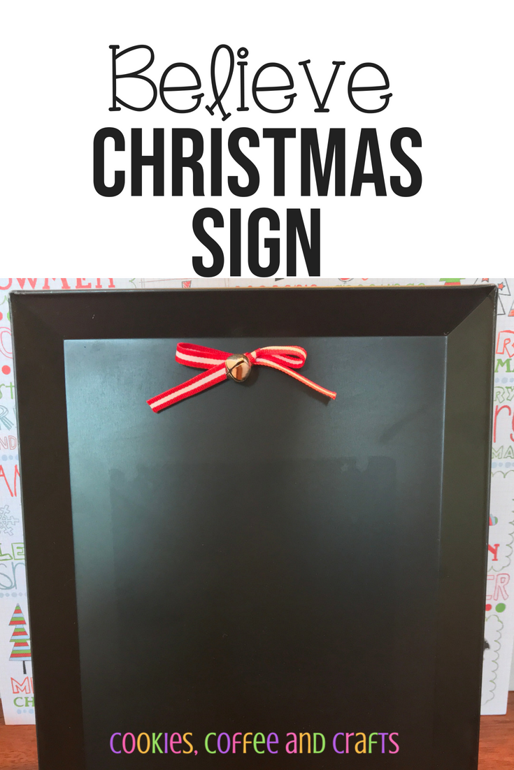 Believe Christmas Sign