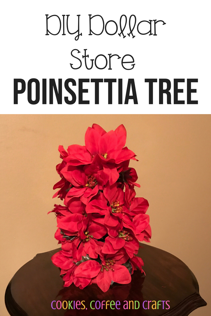 DIY Poinsettia Tree
