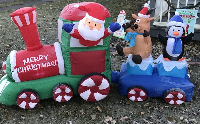 Santa-Train-Blow-Up