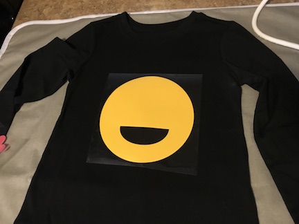 Tutorial to create an Emoji Valentine's Day Shirt with the Cricut EasyPress