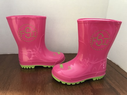 How to make Fun Pink Kitty Rain Boots using a Cricut 