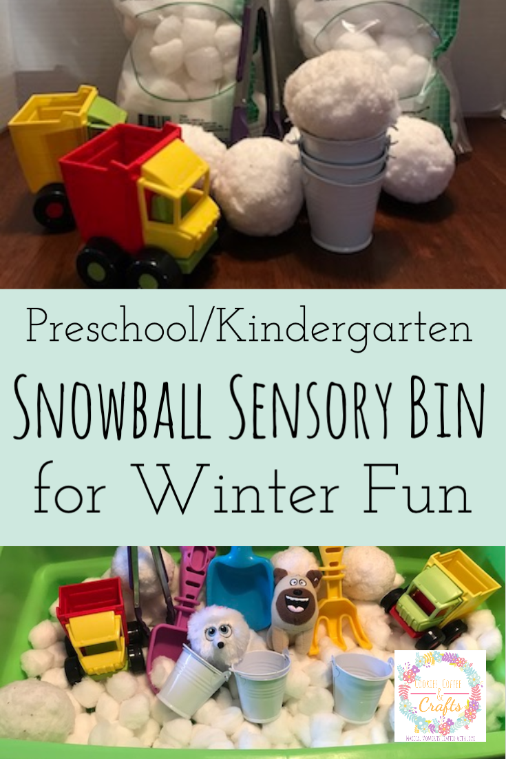Snowball Sensory Bin