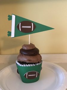 Super Bowl Cupcake Decorations