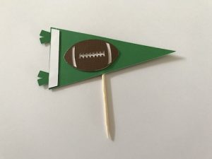 Super Bowl Cupcake Topper