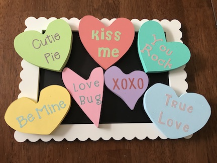 Free Printable Conversation Hearts + Banner Tutorial