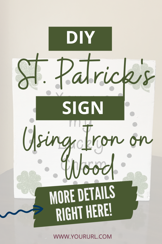 DIY St. Patrick's Day Sign