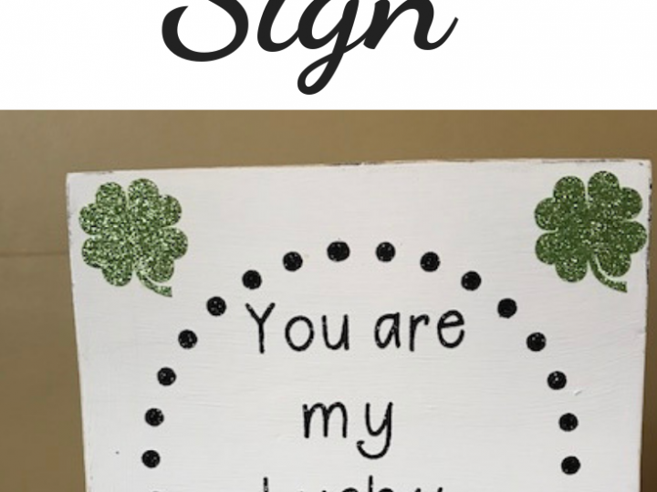 Image for Glittery Lucky Charm Sign