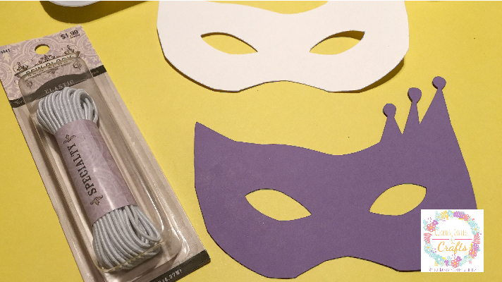 Paper Mardi Gras Mask for Kids 
