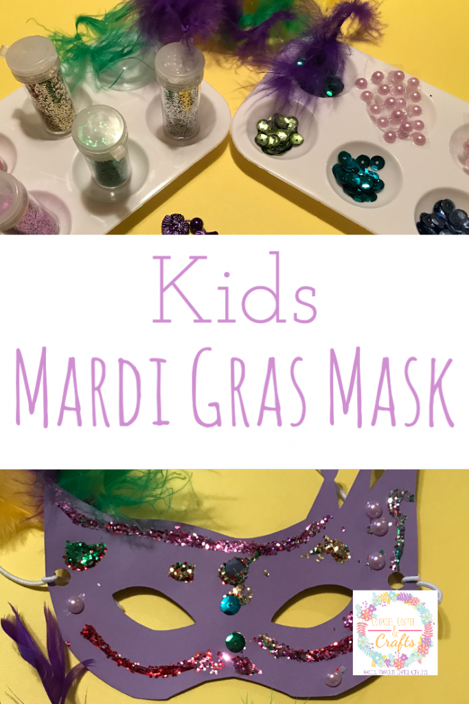 Kids Mardi Gras Mask