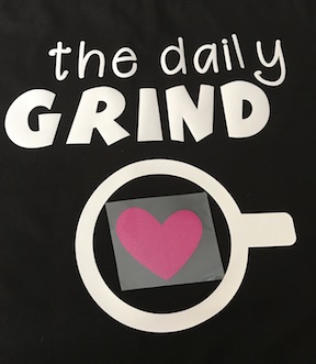 Creating a Daily Grind Shirt for Coffee Lovers Using the Cricut and the Cricut Easy Press