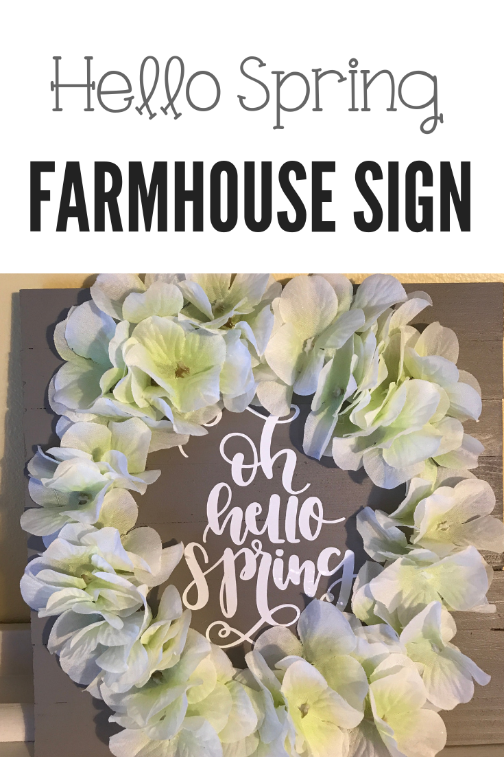 Spring Farmhouse Sign
