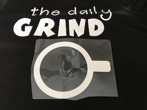 Creating a Daily Grind Shirt for Coffee Lovers Using the Cricut and the Cricut Easy Press