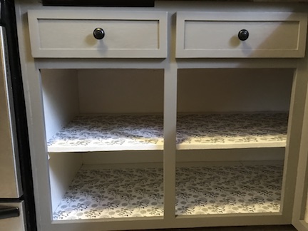 Update and refresh your kitchen with shelf liner and protect your cabinets and drawers. Learn how to install shelf liner into your cabinets and drawers easily. 