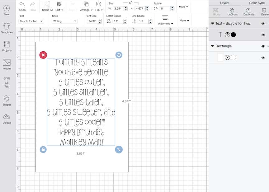 Learn how to use Cricut Pens and the writing feature on your Cricut Machine. This tutorial will show you to add text and pick a writing font. 