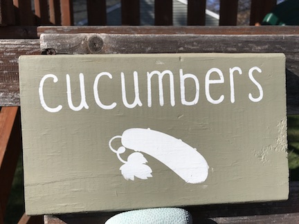 Make garden signs for your vegetable garden with this easy stencil method using your Cricut Maker. 