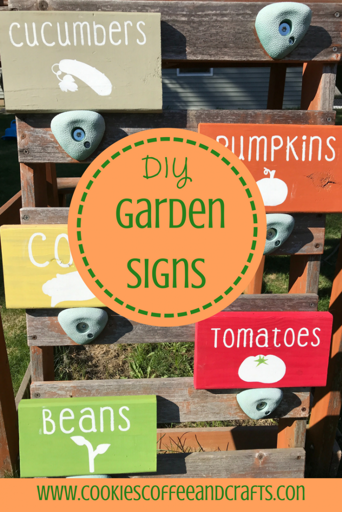 Make garden signs for your vegetable garden with this easy stencil method using your Cricut Maker.