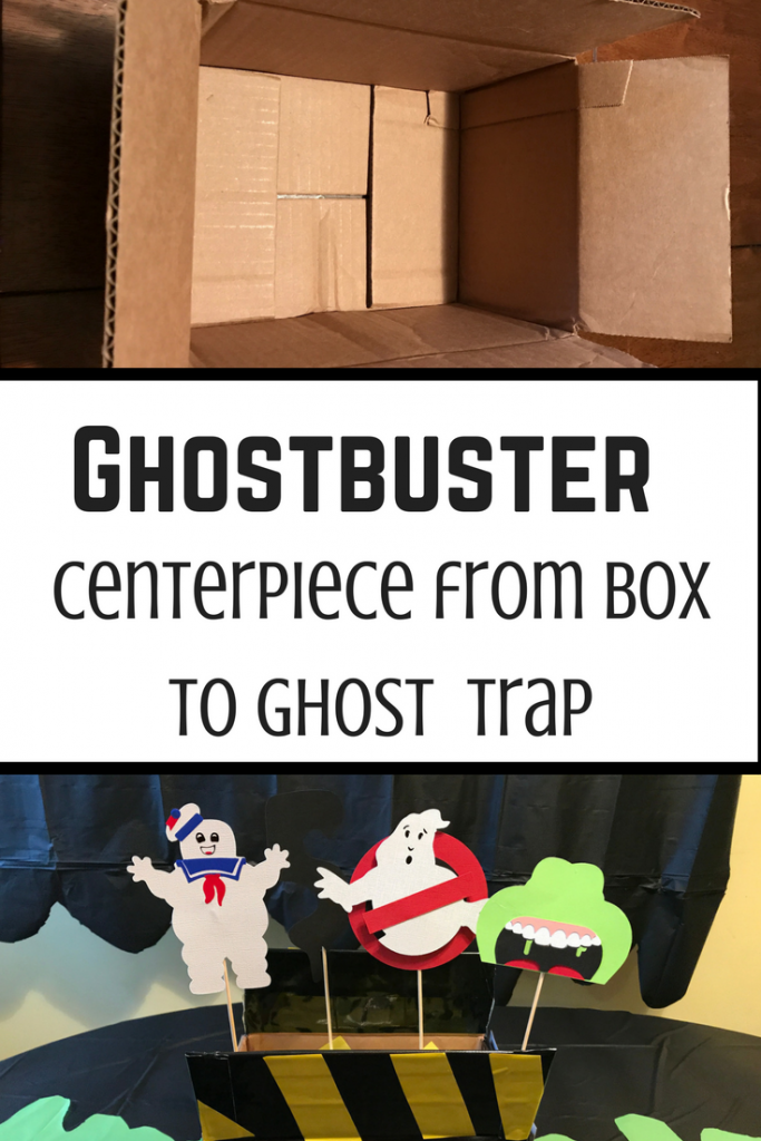 Learn how to create a Ghostbuster Centerpiece using a box.
