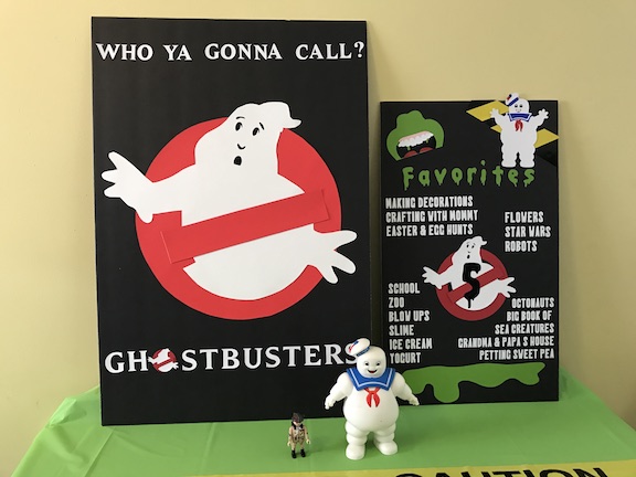 My son added his ghostbuster and Stay Puff from Playmobil ****