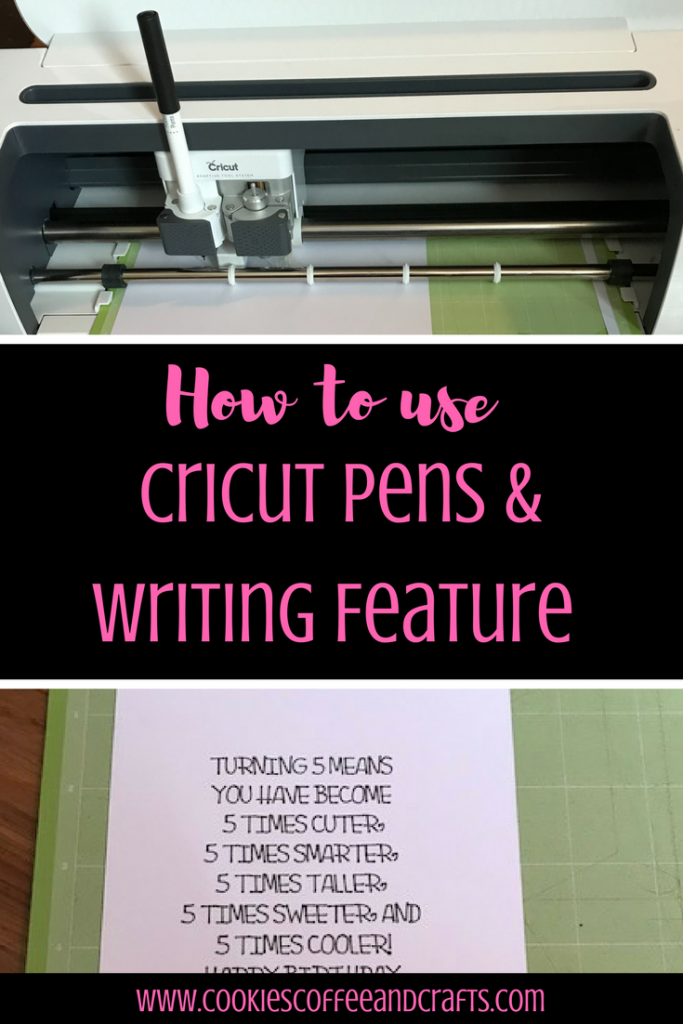 How to use Cricut Pens Writing Feature