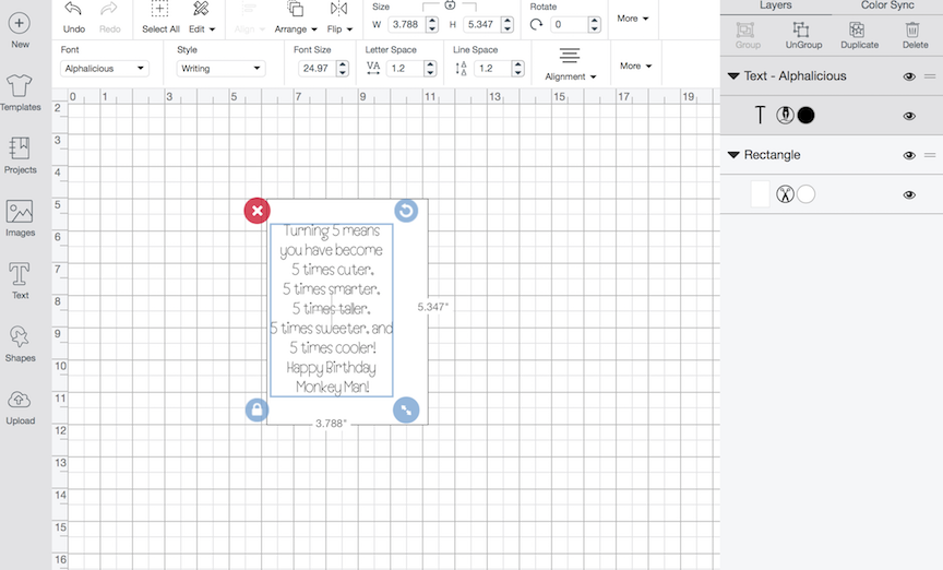 Learn how to use Cricut Pens and the writing feature on your Cricut Machine. This tutorial will show you to add text and pick a writing font. 