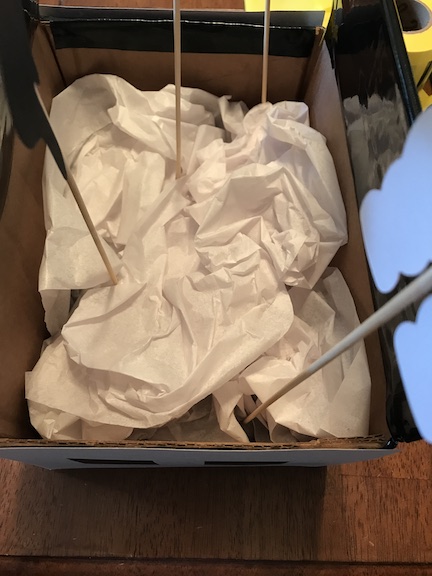 Learn how to create a Ghostbuster Centerpiece using a box. 