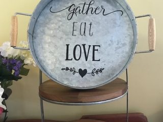 Head to the Dollar General and learn how to make a cheap farmhouse tray using your Cricut Maker