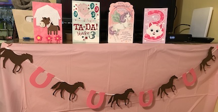 Create a wild & three horse themed birthday party for your little girl. Learn how to create all your party display and create beautiful decorations 