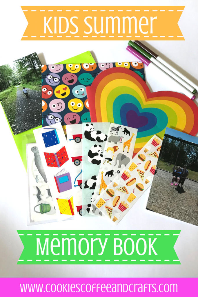 Create summer memories with your kids by creating a summer memory book filled with pictures from all the summer fun