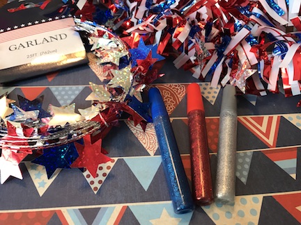 Show off your patriotic pride by creating a patriotic baton The kids will love creating these and twirling them around. This also make a great project for summer to.