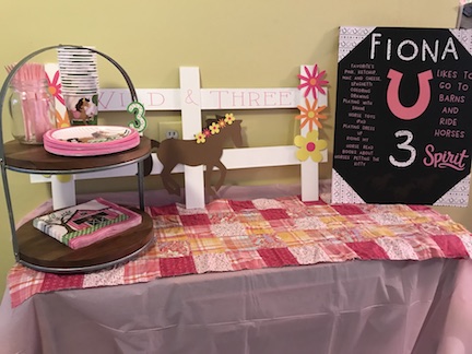 Create a wild & three horse themed birthday party for your little girl. Learn how to create all your party display and create beautiful decorations 