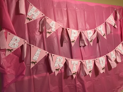 Create a wild & three horse themed birthday party for your little girl. Learn how to create all your party display and create beautiful decorations 