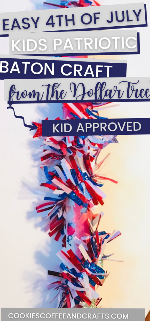 Easy Kids Patriotic Baton Craft